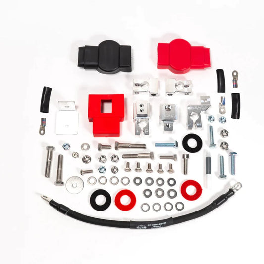 SDHQ Built Billet Dual Battery Terminal Upgrade Kit 23-24 Ford SuperDuty