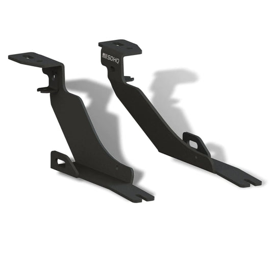 SDHQ Built A-Pillar Light Mounts 10-18 Ram 2500 / 3500