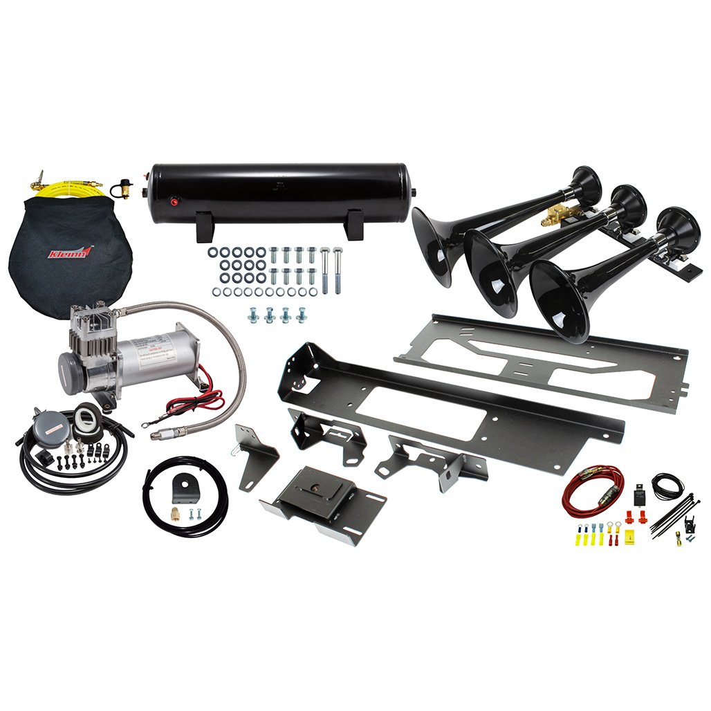 Kleinn Air Horns Bolt-On 230 Series Air Horn and Onboard Air System 17-22 Ford F-250/350