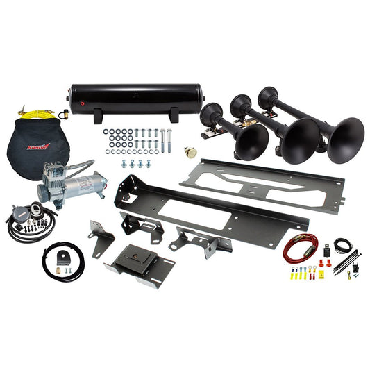 Kleinn Air Horns Bolt-On 734 Series Air Horn and Onboard Air System 17-22 Ford F-250/350