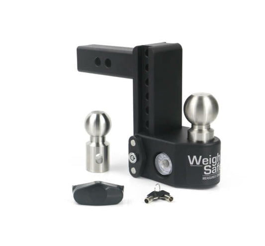 Weigh Safe Black Cerakote Steel Drop Hitch | Designed for use with 2.5" Receiver Hitch