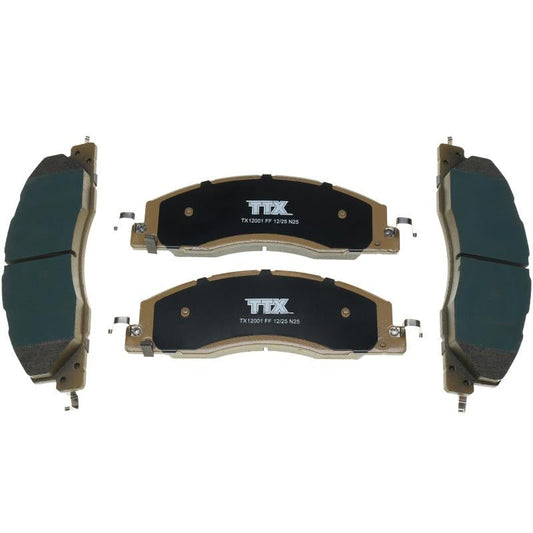 Mevotech TTX SuperMet Front and Rear Brake Pad Set 09-18 Dodge Ram 2500/3500