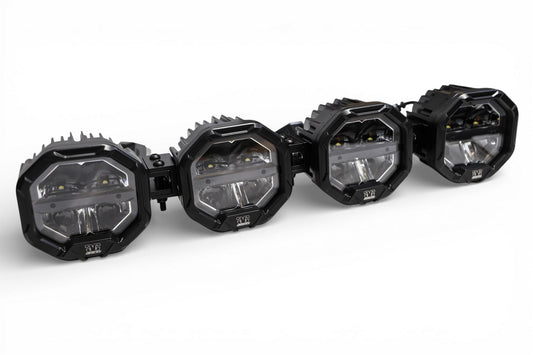 GG Lighting 4 Light U-Con Interlocking Off Road Light Bar