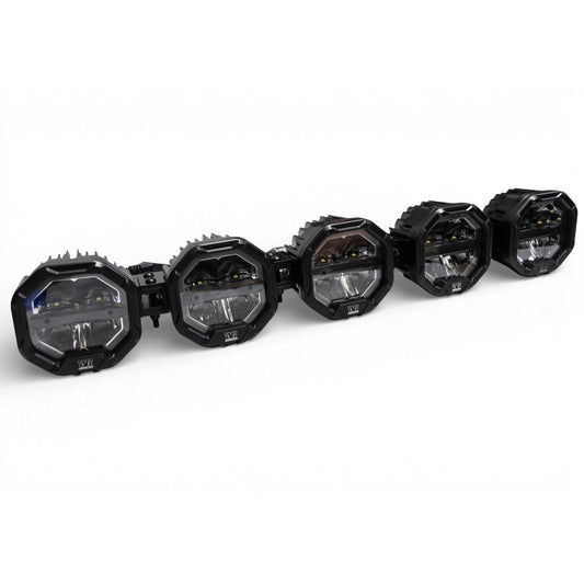GG Lighting 5 Light U-Con Interlocking Off Road LED Light Bar