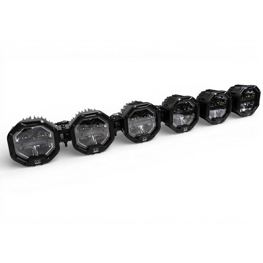GG Lighting 6 Light U-Con Interlocking Off Road LED Light Bar