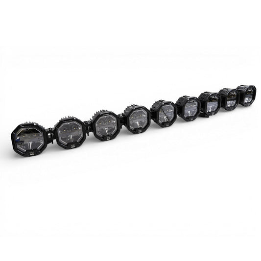 GG Lighting 9 Light U-Con Interlocking Off Road LED Light Bar