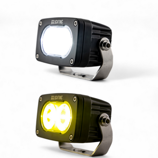 GG Lighting Dual Color White And Amber GP10 Pod Light
