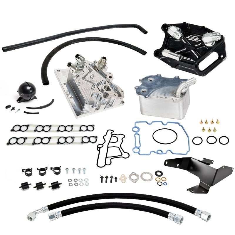 BulletProof OEM Style Oil Cooler Remote Mount Kit 03-07 Ford 6.0L Powerstroke