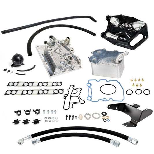 BulletProof OEM Style Oil Cooler Remote Mount Kit 03-07 Ford 6.0L Powerstroke
