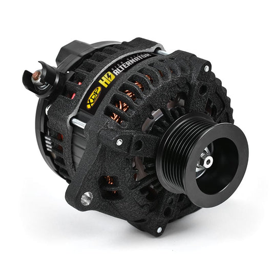 XDP XD354 Wrinkle Black HD High Output Alternator 07.5-20 Ram 6.7L Cummins