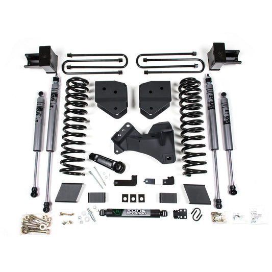 Zone Offroad 4" Suspension System Lift Kit 2017-2019 Ford F-250 / F-350