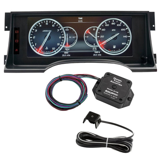 Auto Meter InVision Direct Fit LCD Digital Dash Kit 95-98 GM 6.5L Detroit