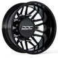 DDC Black/Milled Aftermath 22"x 8.25" Wheel Set 05-10 F-450 | 15-23 F-450 | 08-24 Ram 4500 Dually
