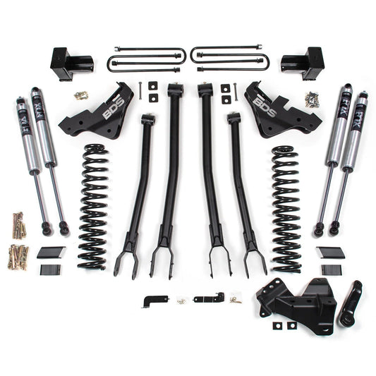 BDS Suspension 4-Link 4" Lift Kit 20-22 Ford F-450 Superduty 4WD
