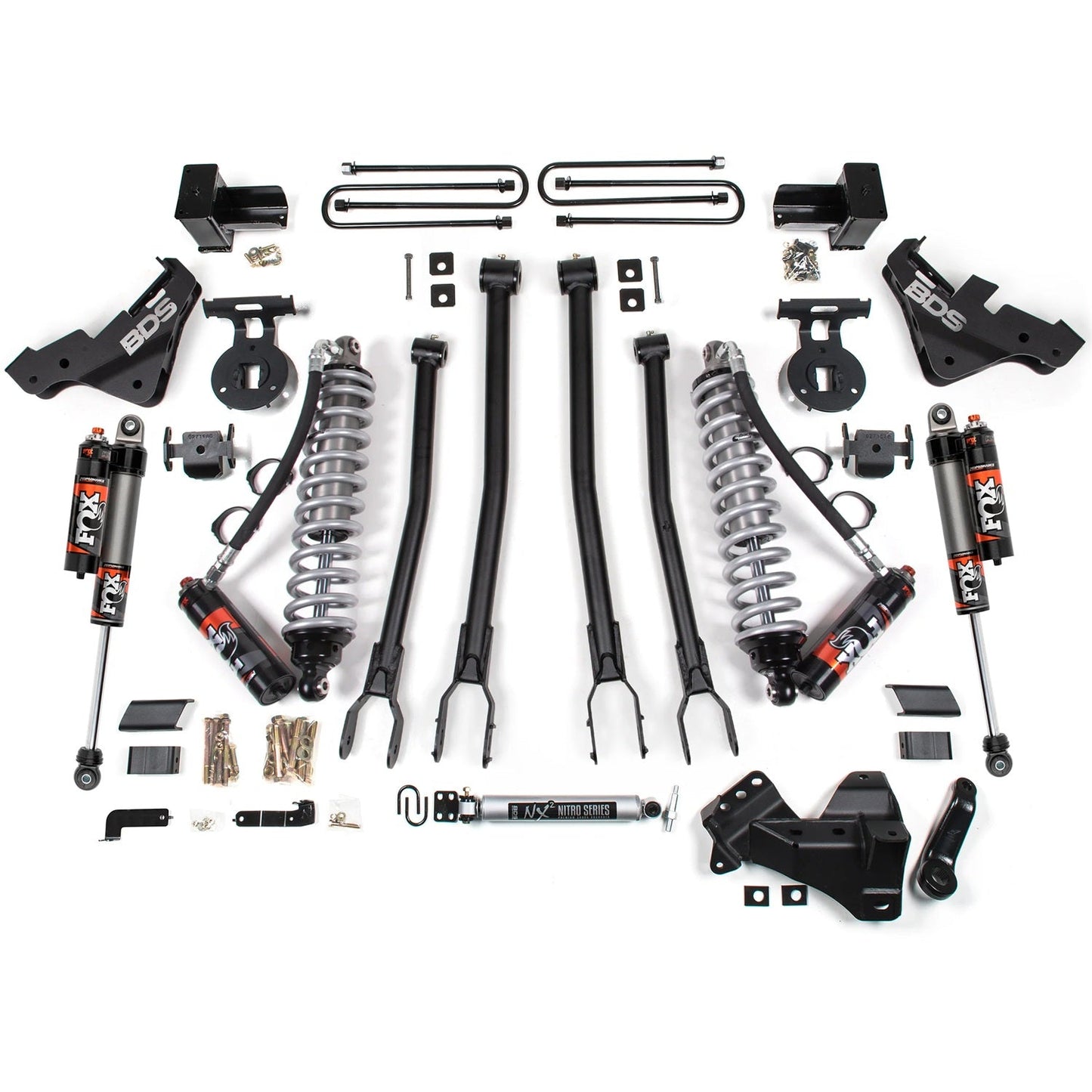 BDS Suspension 5" 4-Link Lift Kit Coilover Conversion 23-26 Ford F-350 Superduty DRW