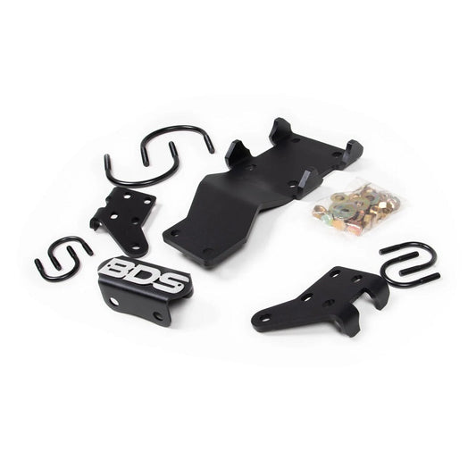 BDS Dual Steering Stabilizer Mounting Kit 2.5-9" Lift 05-26 Ford SuperDuty 4WD