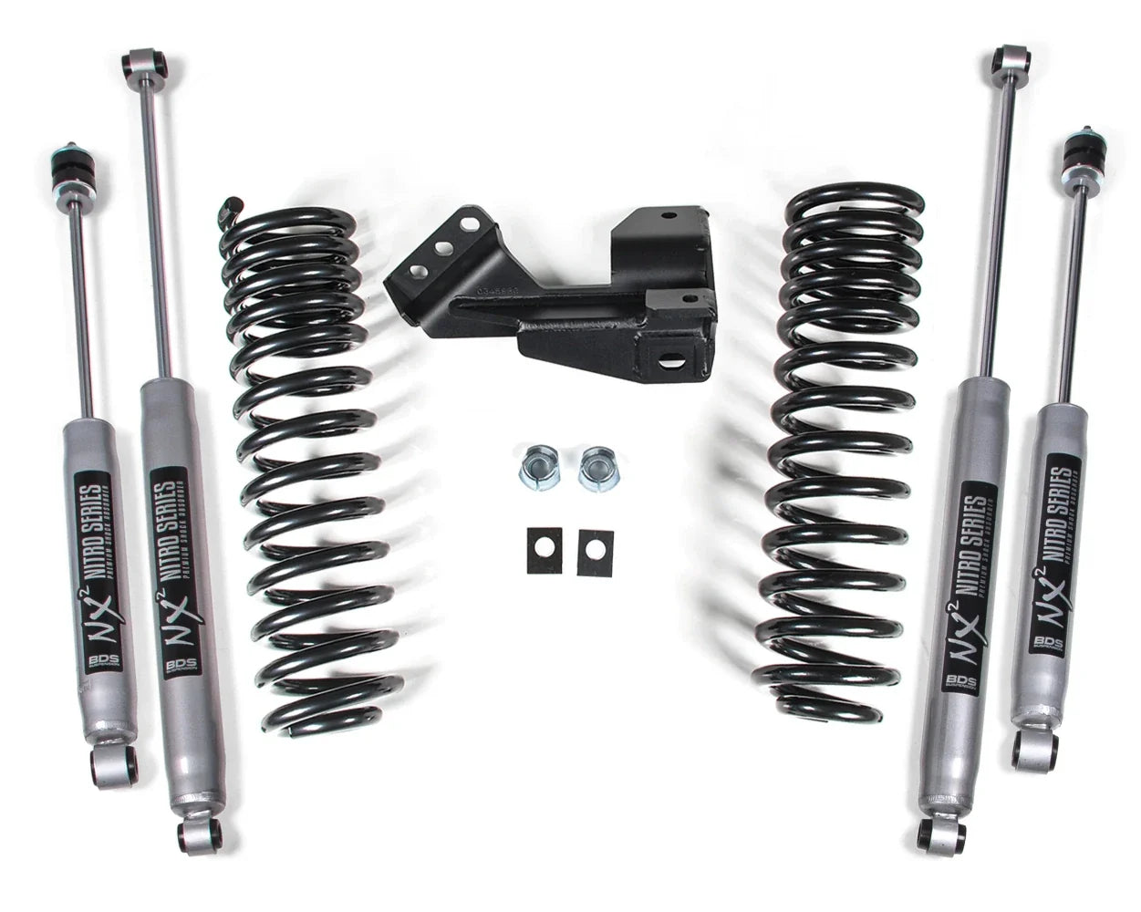 BDS Suspension Performance Spring Leveling Kit | 1" Lift 17-19 | 2" Lift 20-24 | Ford SuperDuty