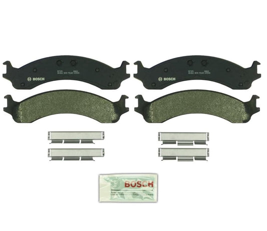 Bosch QuietCast Semi-Metallic Front Brake Pads 02 Dodge 2500 With Wear Sensor
