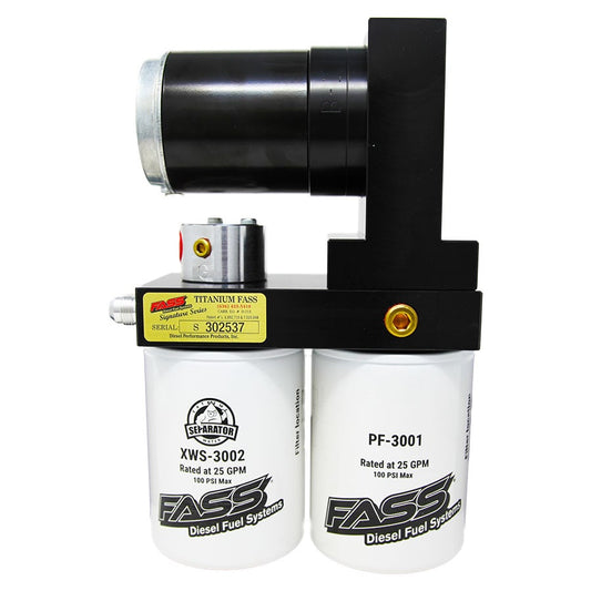 FASS TS C08 165G Titanium Signature Series Fuel Lift Pump 165GPH 92-00 GM 6.5L Turbo Diesel