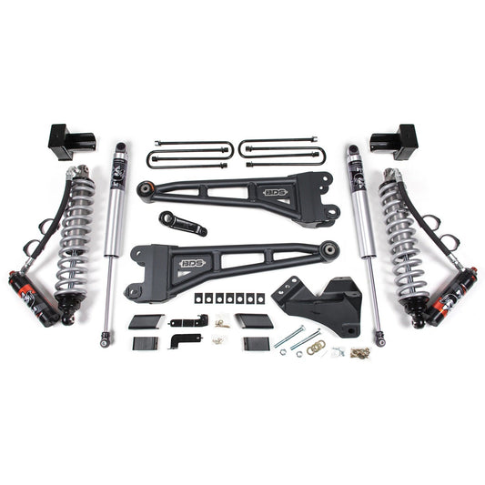 BDS Suspension 4" Radius Arms Lift Kit Coilover Conversion 23-26 Ford F-450 Superduty 4WD