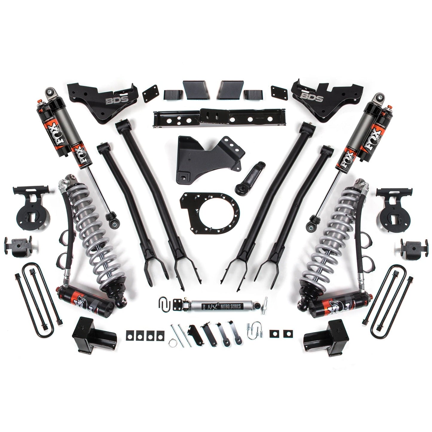 BDS Suspension 7" 4-Link Lift Kit Coilover Conversion 23-26 Ford F-250/F-350 Superduty DRW