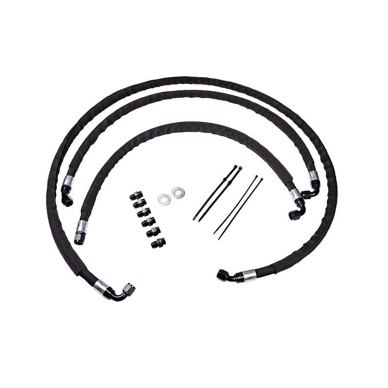 Fleece Performance Transmission Cooler Line Set 17-19 GM 6.6L Duramax L5P