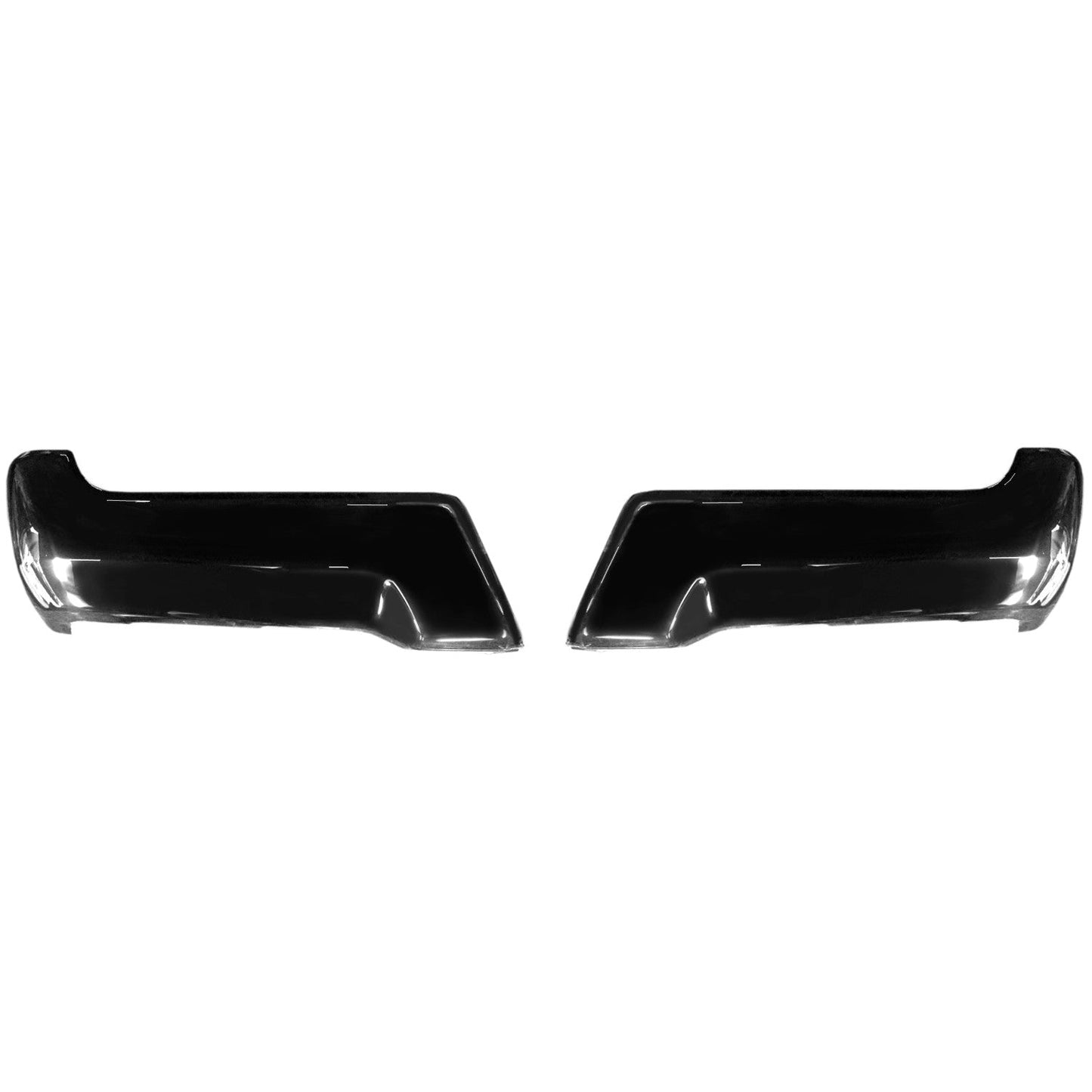Shellz Chrome Delete Rear Bumper Covers 17-22 Ford F250/F350