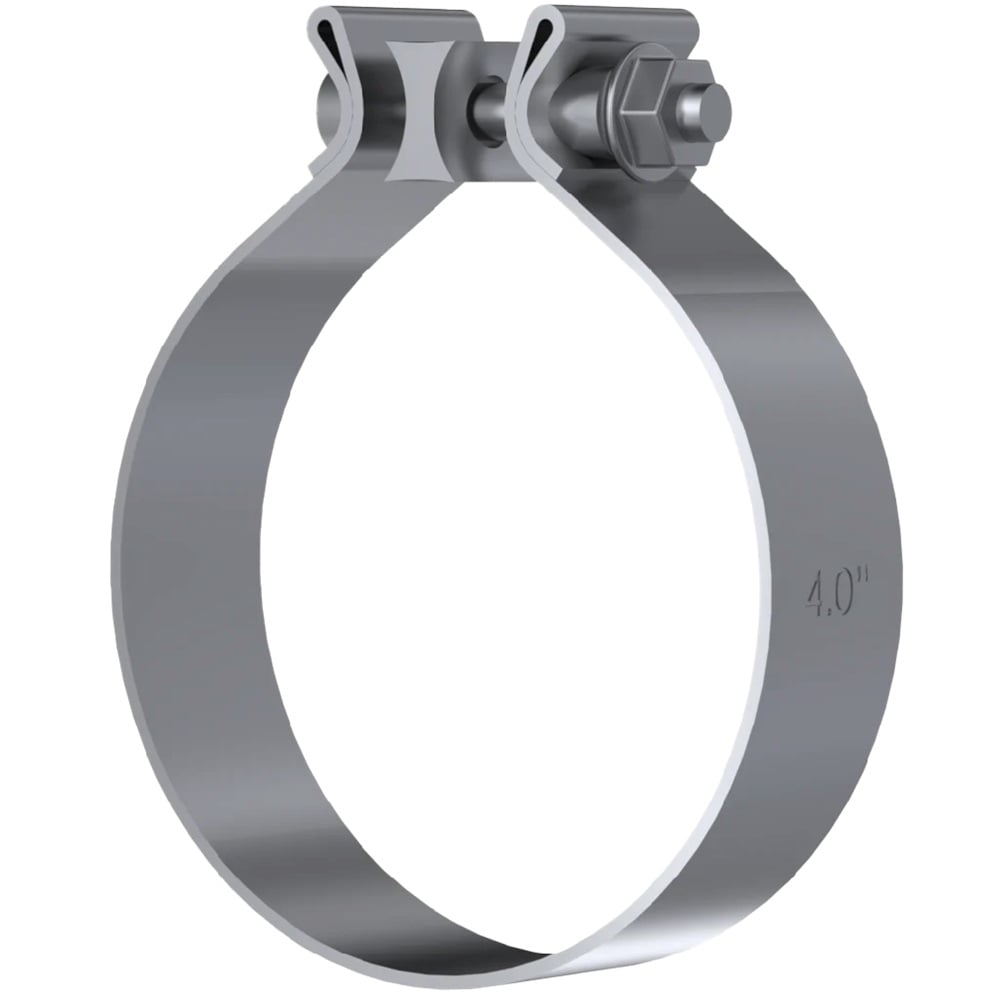 Exhaust Lap Joint Band Clamp T304 Stainless | Aluminized Steel