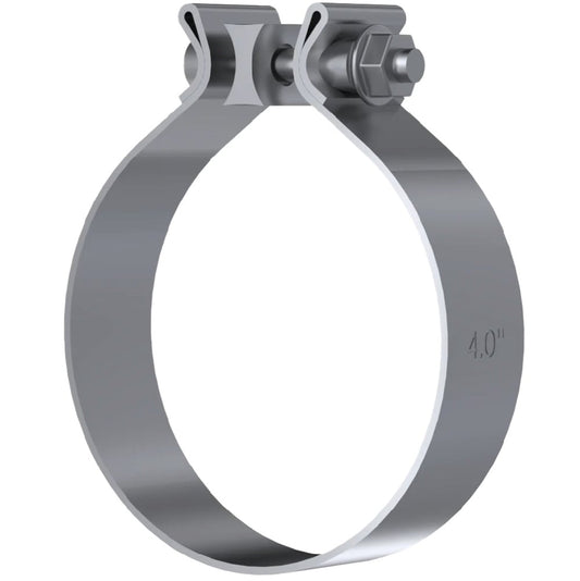 Exhaust Lap Joint Band Clamp T304 Stainless | Aluminized Steel
