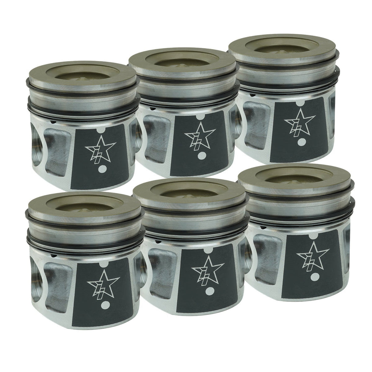 Industrial Injection X Series Piston Kit 89-98 Ram 5.9L Cummins