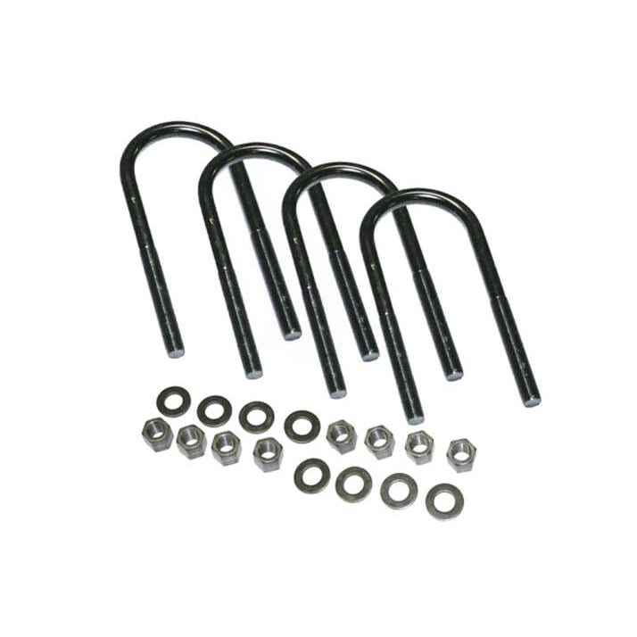 RealTruck SuperLift U-Bolt 4 Pack (5/8 x 3-1/4 x 17") With Hardware