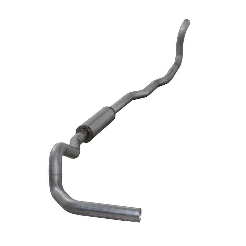 Diamond Eye 4" Stainless Turbo Back Exhaust 89-93 Dodge 5.9L Cummins 4WD
