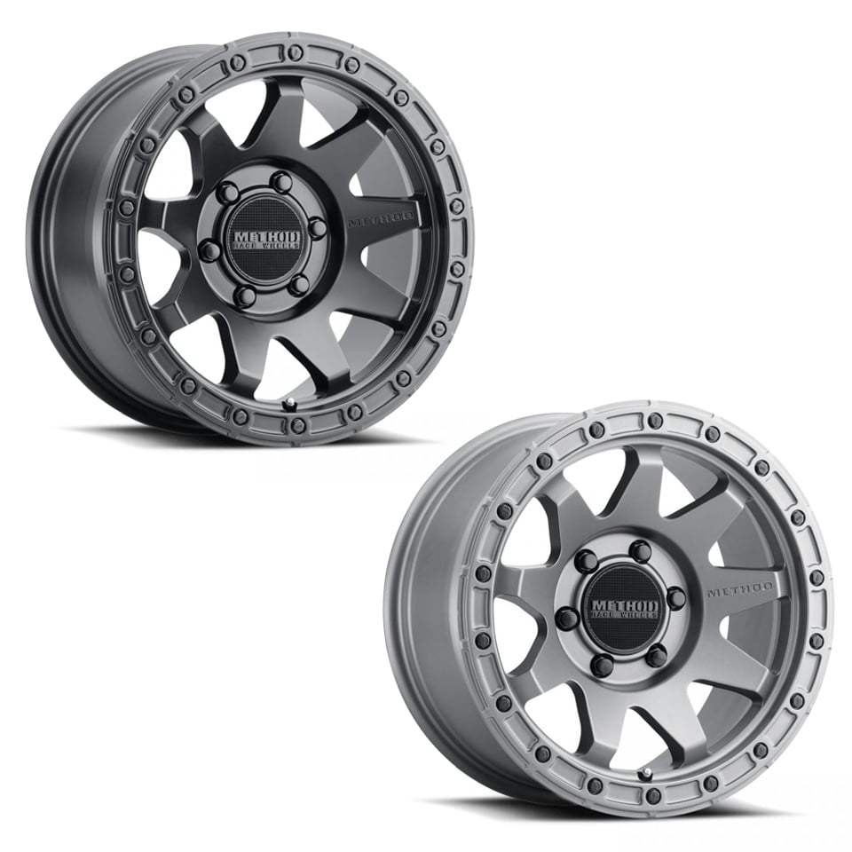 Method Race Wheels 317 | 17" 18" 20" Street Wheel | Matte Black / Titanium