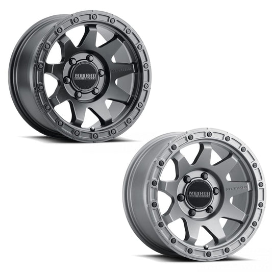 Method Race Wheels 317 | 17" 18" 20" Street Wheel | Matte Black / Titanium