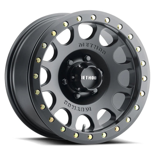 Method Race Wheels 105 Beadlock 17x8.5 Matte Black Wheel | 6x135 | 2018–2021 Ford F-150 3.0L Powerstroke