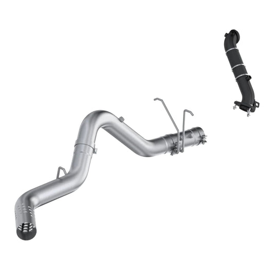 MBRP 4" DPF Back Exhaust Tour Profile Single Side Exit Exhaust 15-16 GM 6.6L Duramax LML