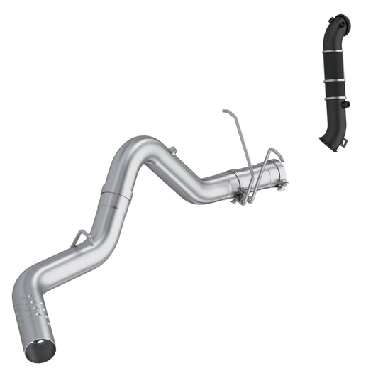 MBRP 4" DPF Back Exhaust Tour Profile Single Side Exit Exhaust 11-15 GM 6.6L Duramax LML