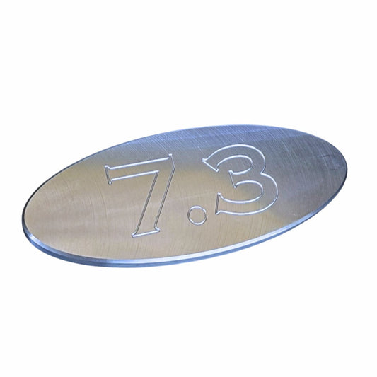 Diesel and Dirtbags OBS Ford Billet Grille Emblem 92-97 Ford F-250/F-350