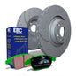 EBC Stage 3 Dimpled and Slotted Rear Brake Rotor and Pad Kit 03-08 Ram HD