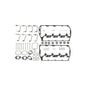 MAHLE Valve Cover Gasket Set With Injector Lines 11-19 Ford 6.7L Powerstroke