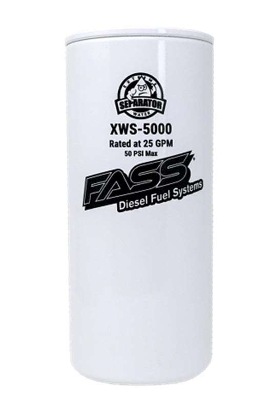 FASS Fuel Systems 1-12" Transfer Tank Filter Extreme Water Separator