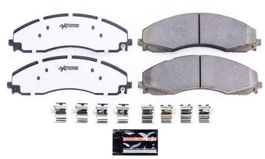 PowerStop Z36 Truck & Tow Brake Pads With Hardware (Pair) 17-23 Ford F450/F550 6.7L PowerStroke